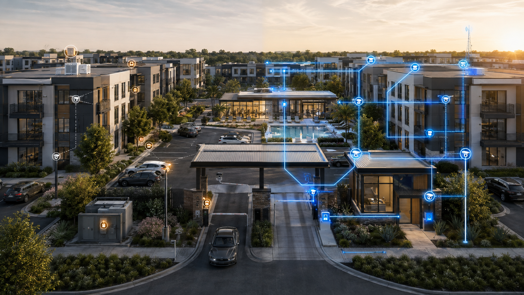 A multifamily property moving from fragmented technology to a unified connected platform